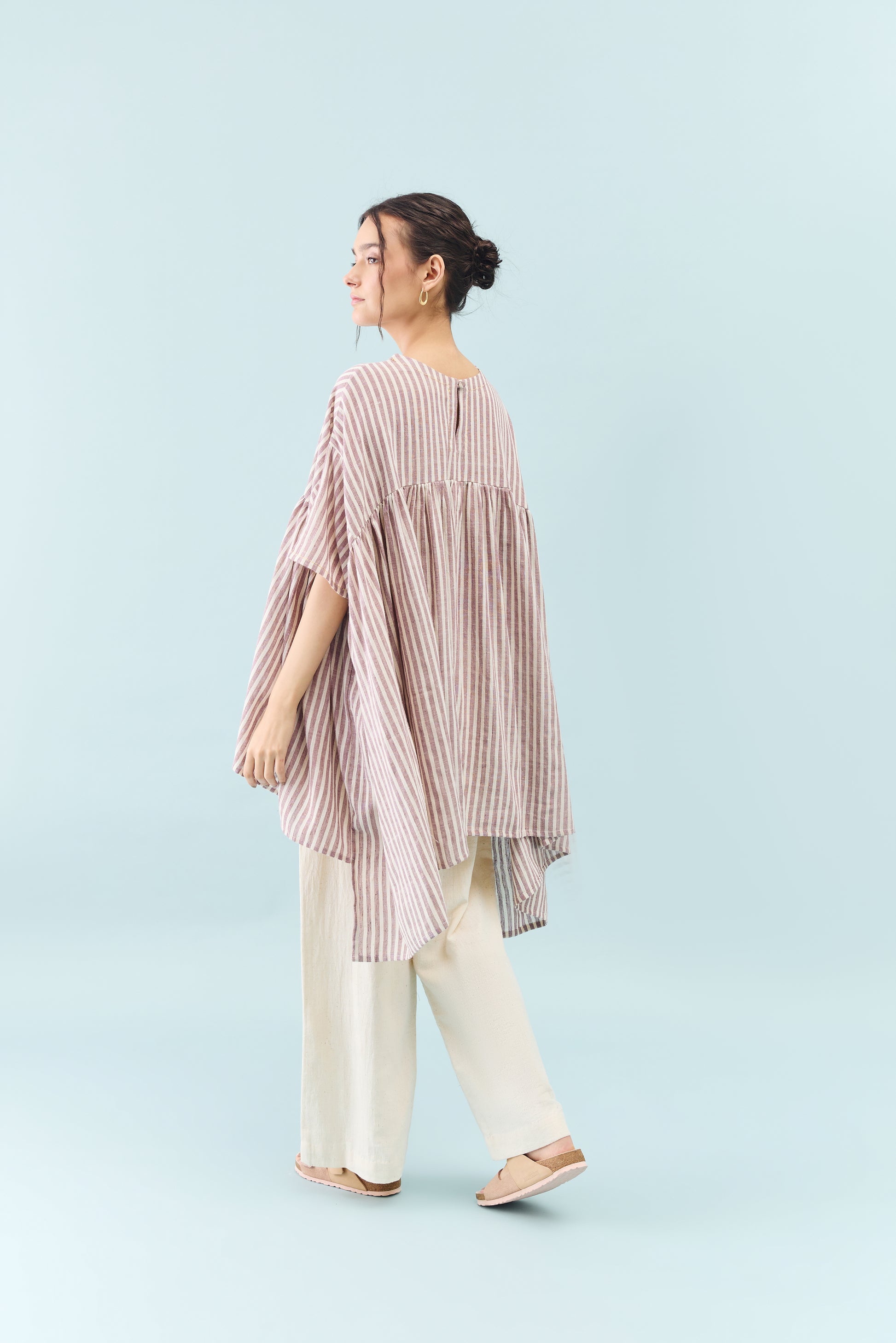 Bomull Wings Purple Top