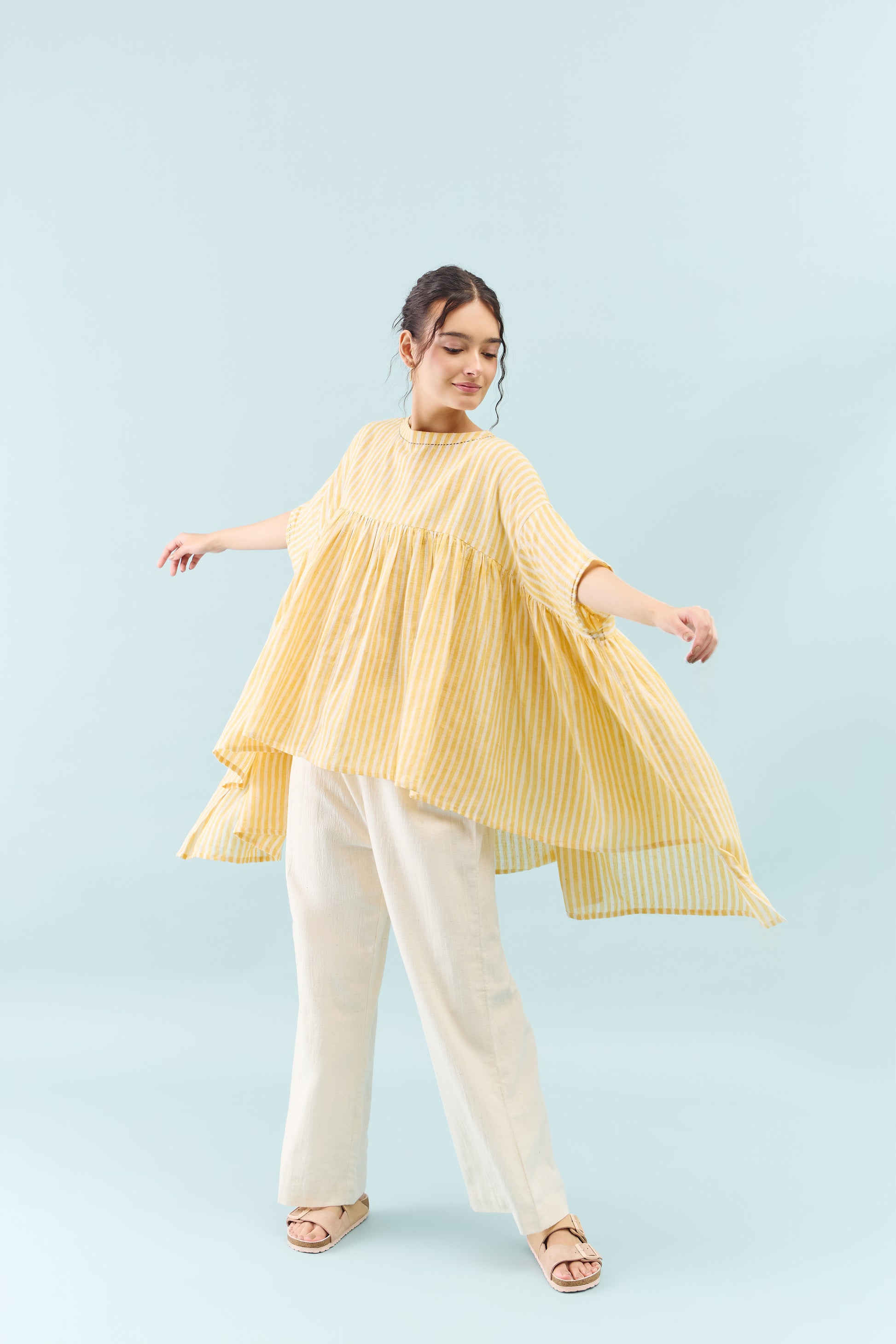 Bomull Wings Yellow Top