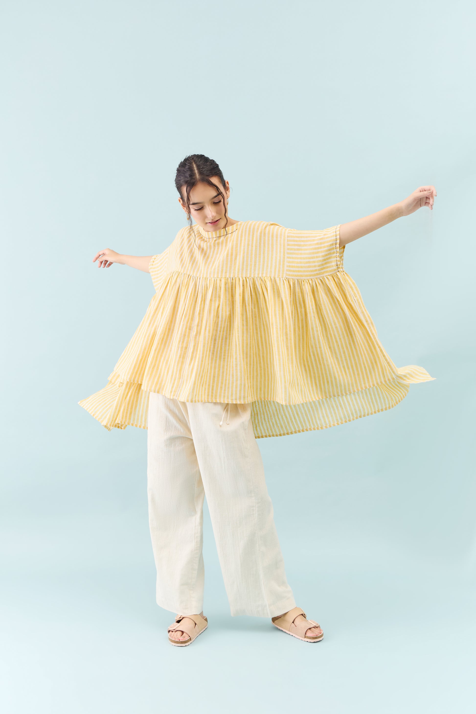 Bomull Wings Yellow Top
