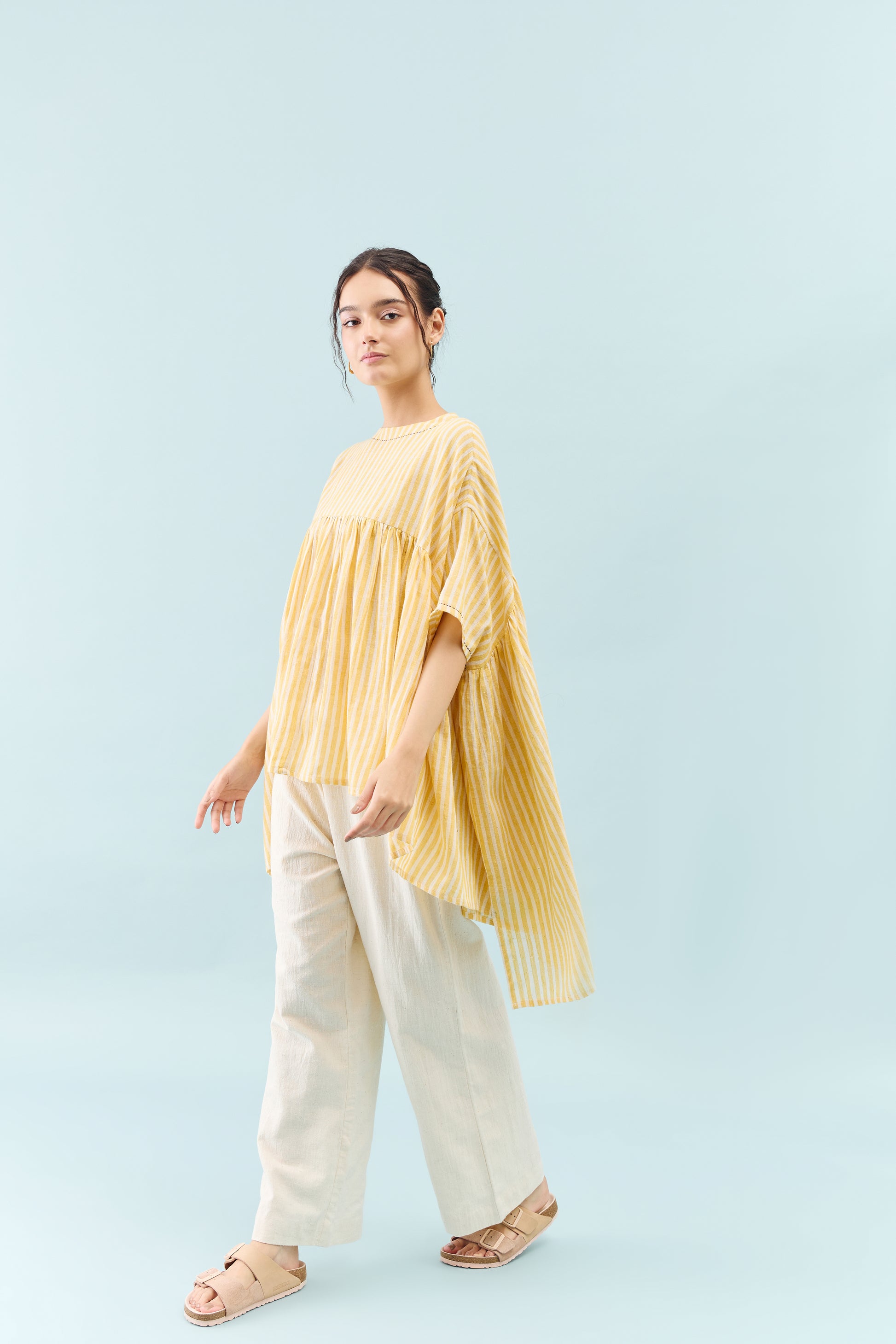 Bomull Wings Yellow Top