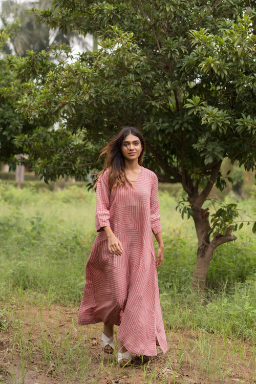 Bougainvillea long dress