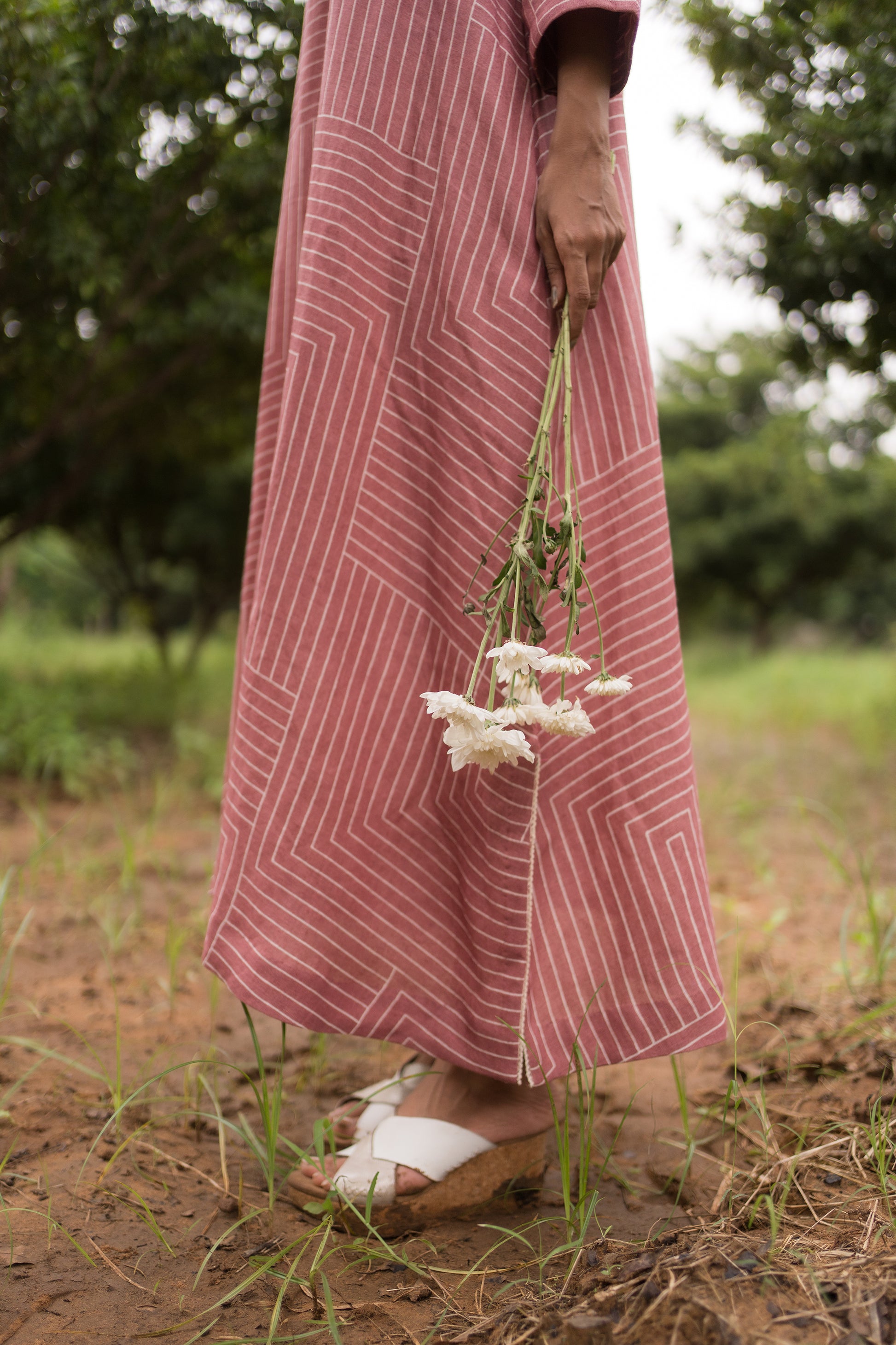 Bougainvillea long dress