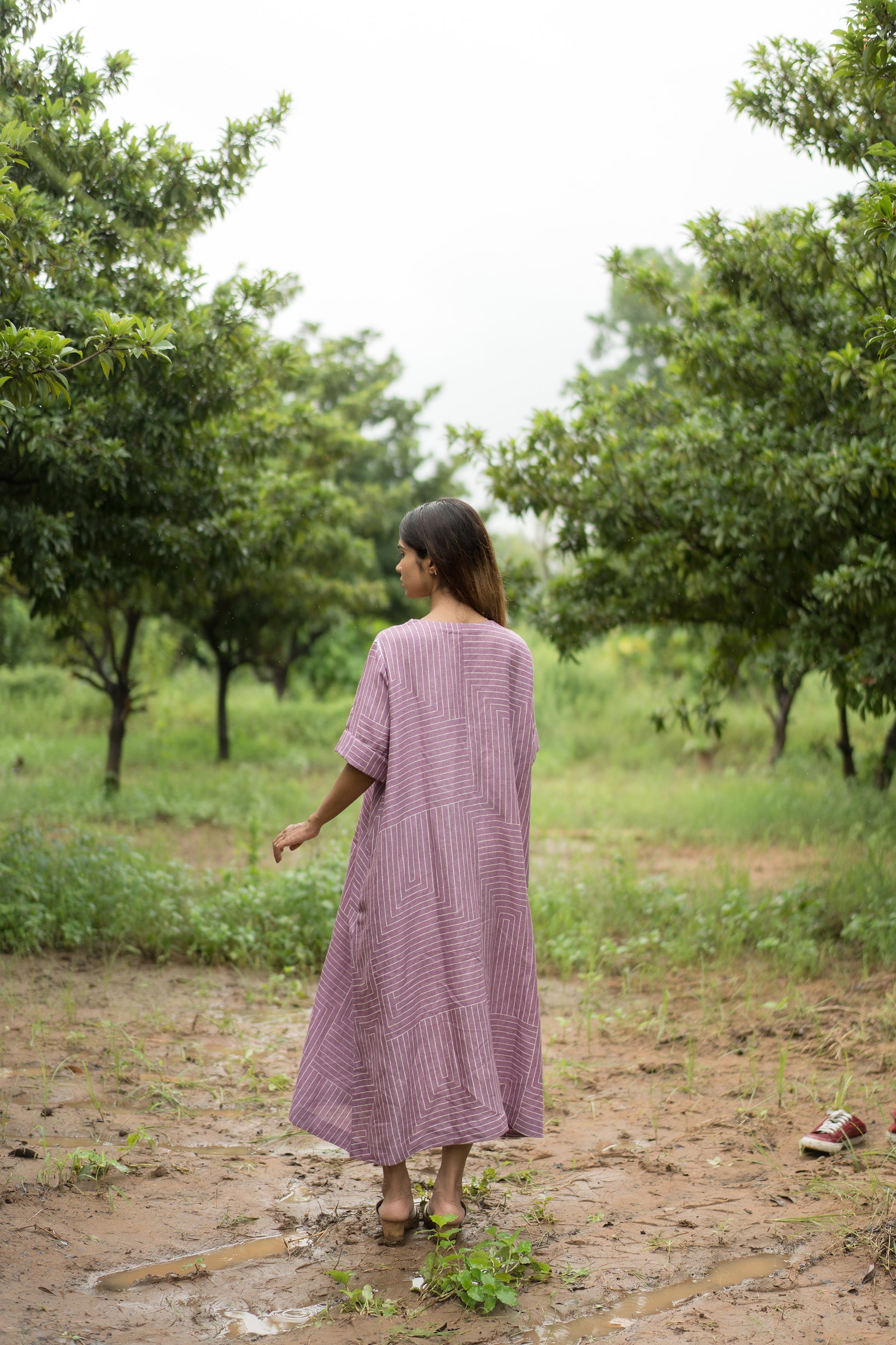 Orchid Kaftan Dress