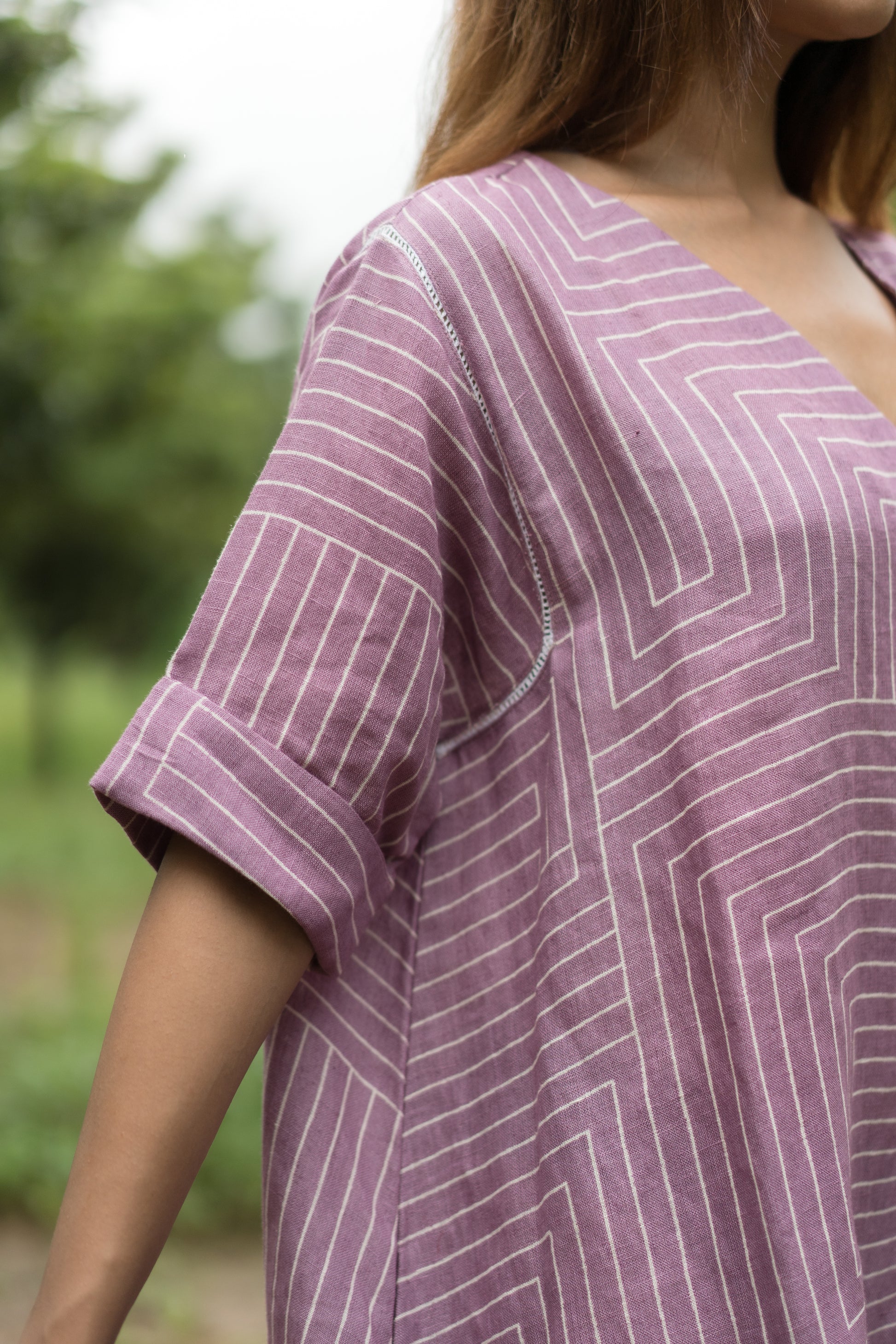 Orchid Kaftan Dress