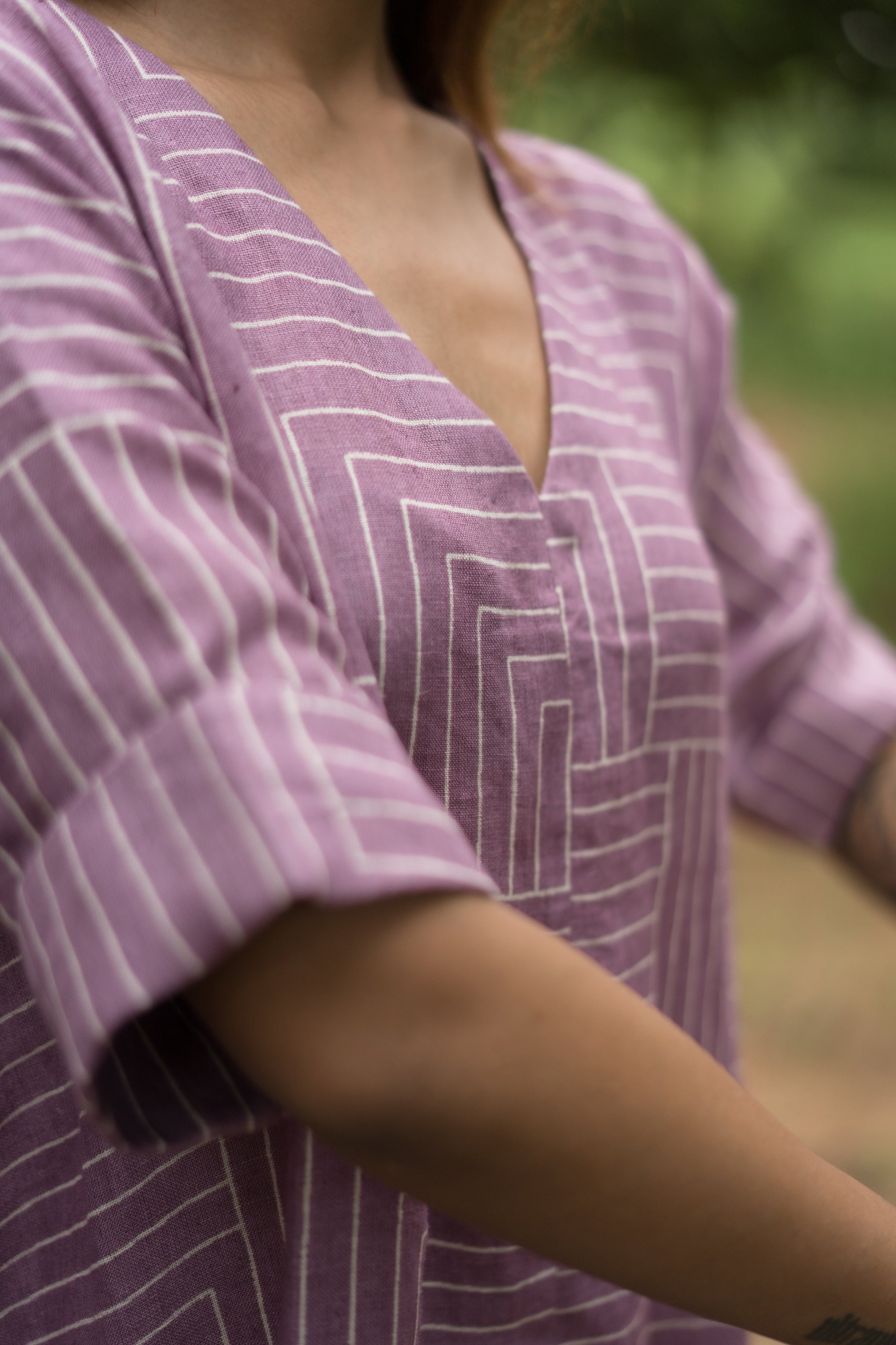 Orchid Kaftan Dress